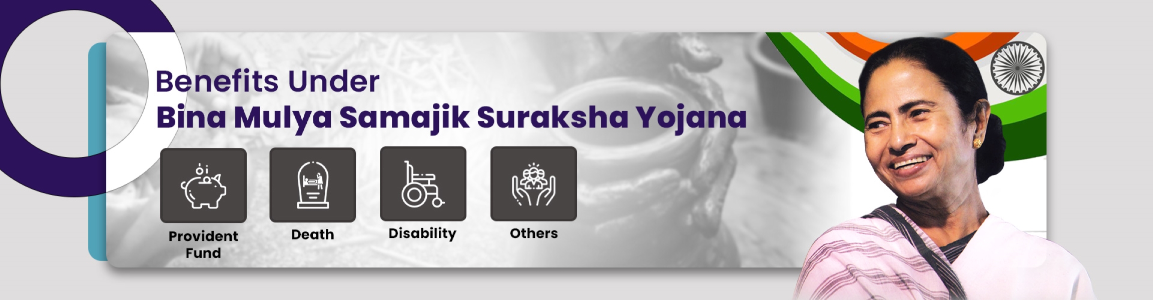 West Bengal Bina Mulya Samajik Suraksha Yojana Logo