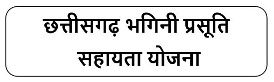 छत्तीसगढ़ भगिनी प्रसूति सहायता योजना लोगो 