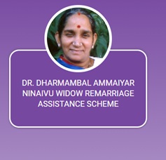 Dr. Dharmambal Ammaiyar Ninaivu Widow Remarriage Assistance Scheme Logo