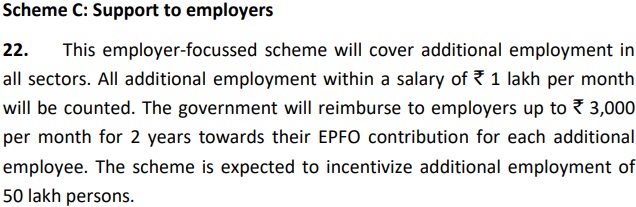 Employment Linked Incentive Scheme C Support to Employers Benefits