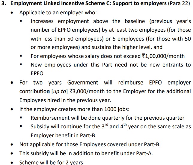 Employment Linked Incentive Scheme C Support to Employers Information