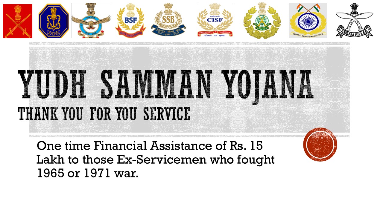 Yudh Samman Yojana Logo