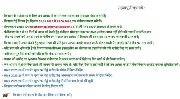 Krishak Samarthan Yojana Registration Details