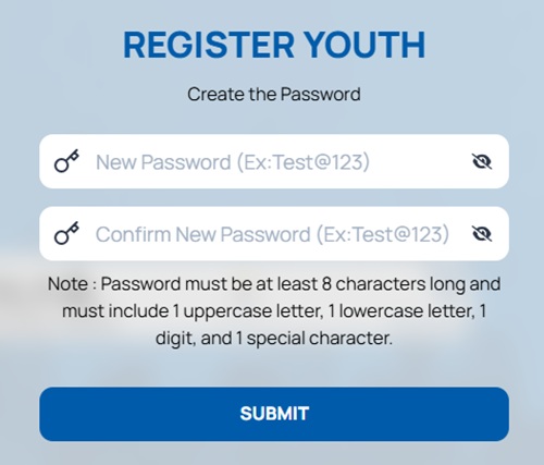 PM Internship Password Create