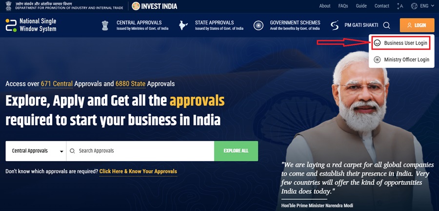 Select Business User Login